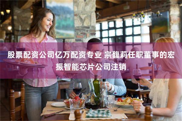 股票配资公司亿万配资专业 宗馥莉任职董事的宏振智能芯片公司注销