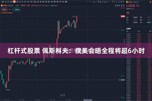 杠杆式股票 佩斯科夫：俄美会晤全程将超6小时