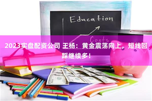 2023实盘配资公司 王杨：黄金震荡向上，短线回踩继续多！