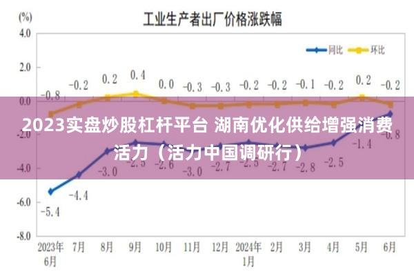 2023实盘炒股杠杆平台 湖南优化供给增强消费活力（活力中国调研行）