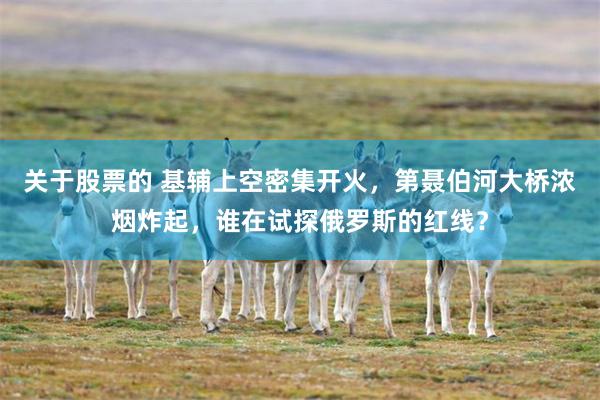 关于股票的 基辅上空密集开火，第聂伯河大桥浓烟炸起，谁在试探俄罗斯的红线？
