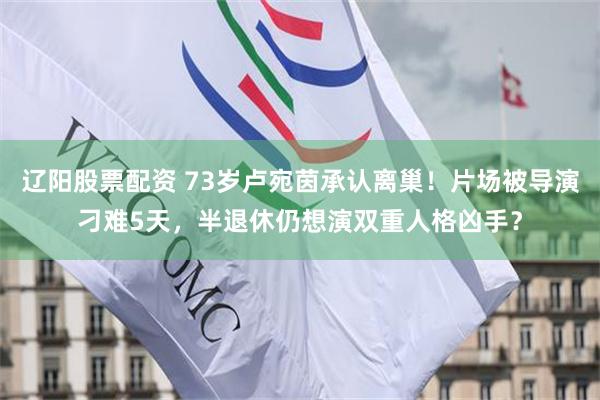 辽阳股票配资 73岁卢宛茵承认离巢！片场被导演刁难5天，半退休仍想演双重人格凶手？